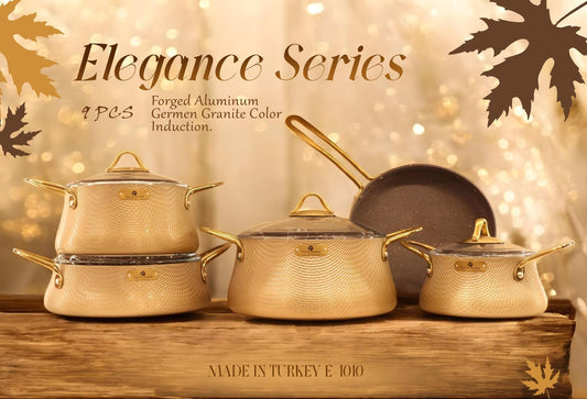 9-delige Elegance Serie – Goud