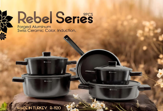 9-delige Rebel Serie – Zwart