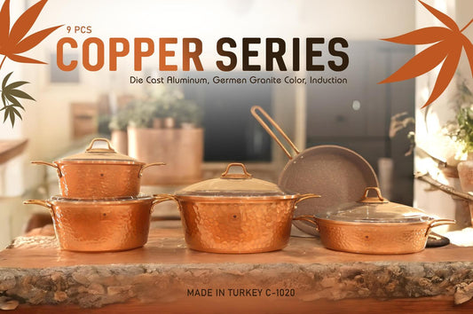 9-delige Copper Serie - Koper