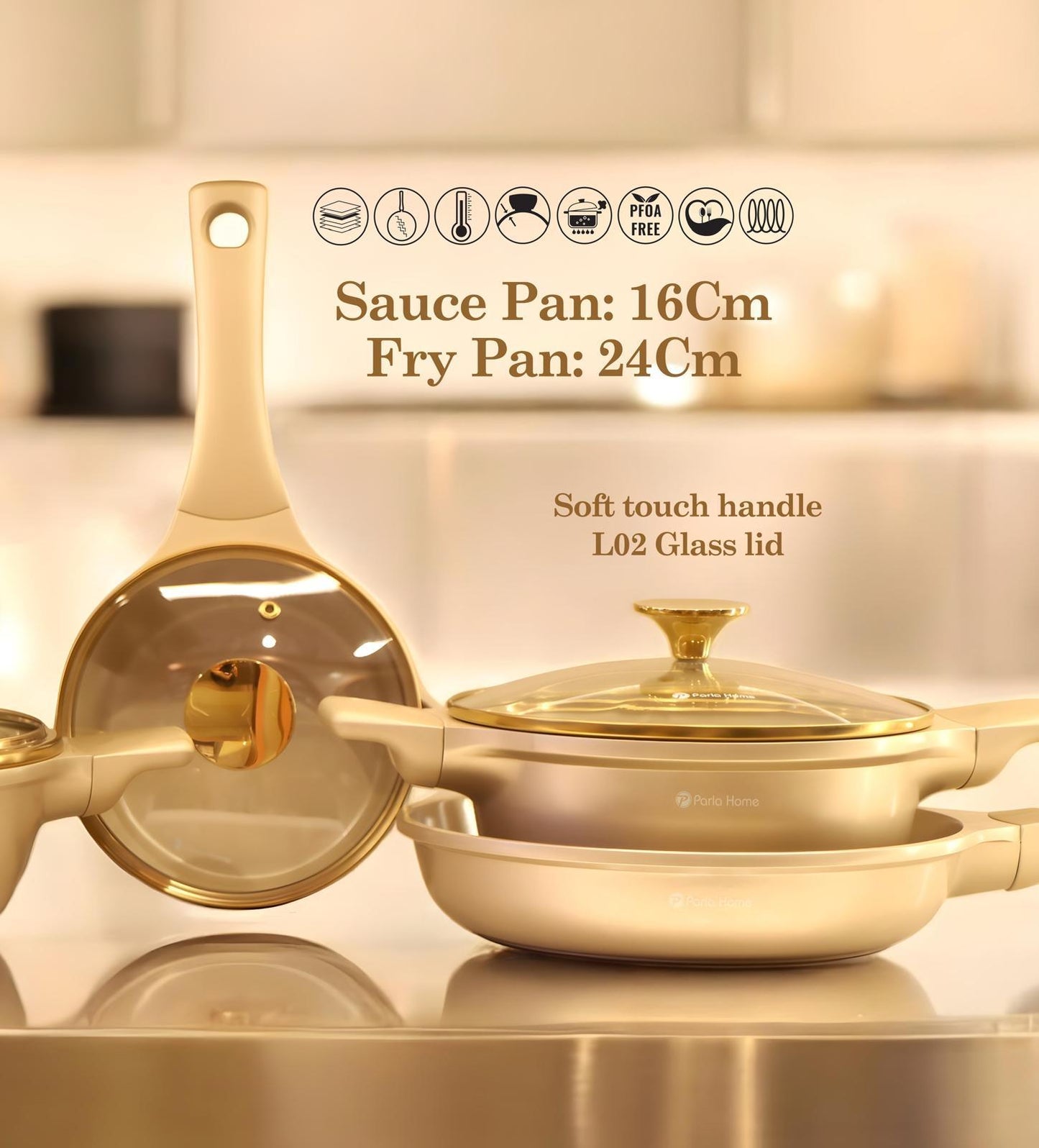 9-piece Stream Series - Gold