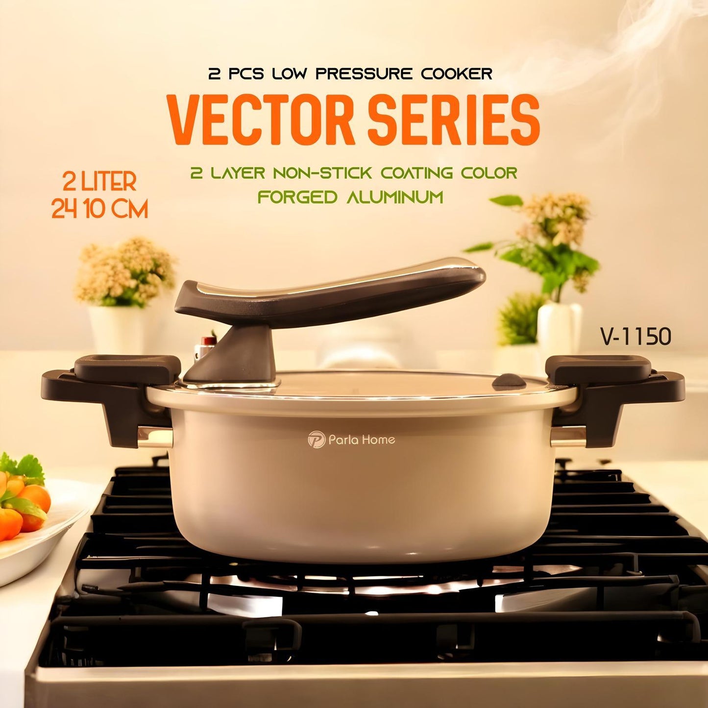 2 delige Vector Serie - Grijs (2liter)